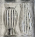 Adore the Decor™ 2 Piece Ceramic Lined Vase Set - 7"